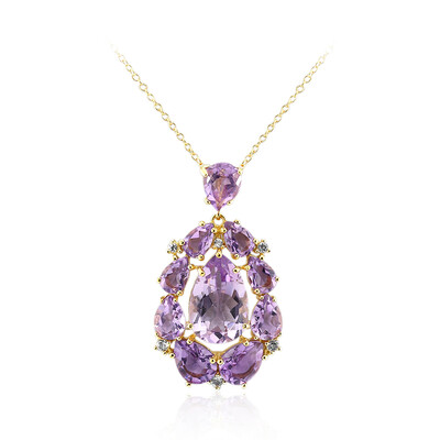 Collana in argento con Ametista Boliviana