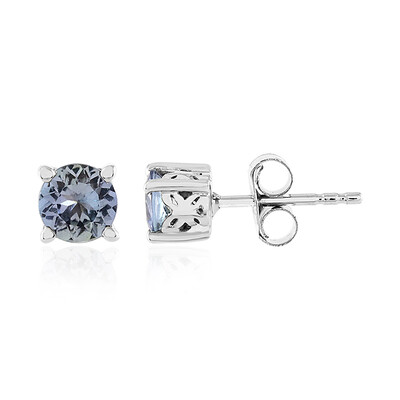 Orecchini in argento con Tanzanite (non riscaldata)