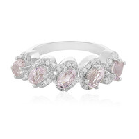 Anello in argento con Kunzite