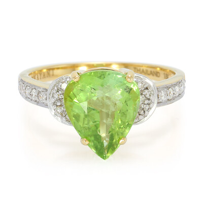 Anello in oro con Tormalina Paraíba (AMAYANI)