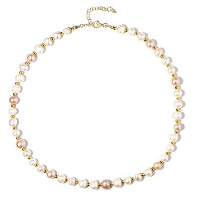 Collana in argento con Perla d'Acqua Dolce Bianca