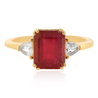 Anello in argento con Rubino del Madagascar