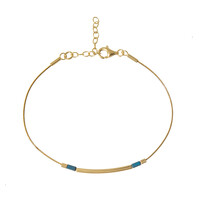 Bracciale in argento con Ematite Blu