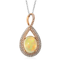 Collana in oro con Opale di Welo AAA
