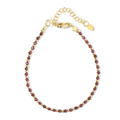 Bracciale in argento con Granato d’India