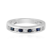 Anello in argento con Zaffiro Blu
