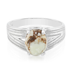 Anello da uomo in argento con Magnesite