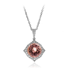 Collana in oro con Tormalina Neon del Congo (CIRARI)