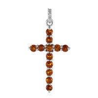 Ciondolo in argento con Citrino Madeira