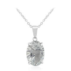 Collana in argento con Topazio Bianco