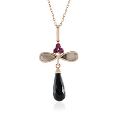 Collana in argento con Onice Nero (KM by Juwelo)