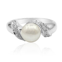 Anello in argento con Perla di Acqua Dolce