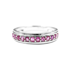 Anello in argento con Rubino Mozambico