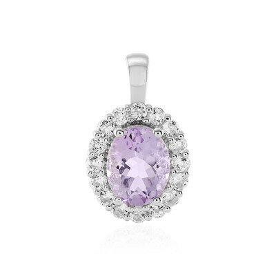 Ciondolo in argento con Ametista Rose de France