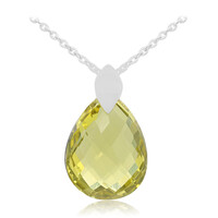 Collana in argento con Citrino Limone