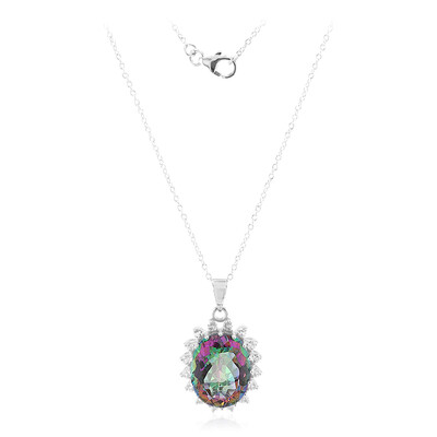 Collana in argento con Quarzo Mistico