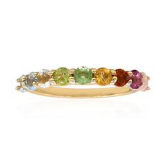 Anello in argento con Topazio Rosa