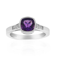 Anello in argento con Ametista Siberiana
