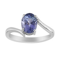 Anello in argento con Tanzanite (non riscaldata)