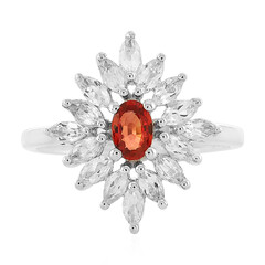 Anello in argento con Rubino Tramonto