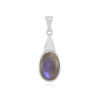 Ciondolo in argento con Labradorite