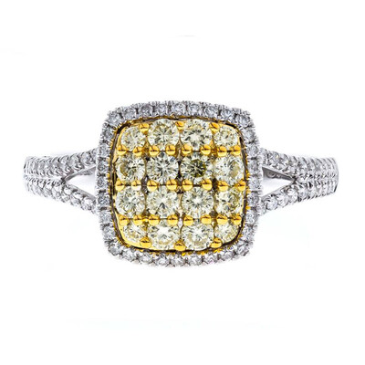 Anello in oro con Diamante Giallo SI2 (CIRARI)