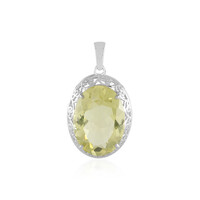 Ciondolo in argento con Quarzo Limone