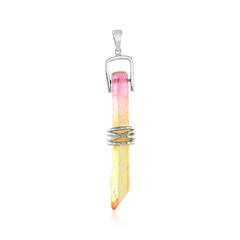 Ciondolo in argento con Quarzo Bicolore