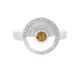 Anello in argento con Zircone Giallo (MONOSONO COLLECTION)