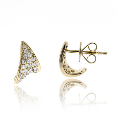 Orecchini in oro con Diamante I1 (H) (CIRARI)