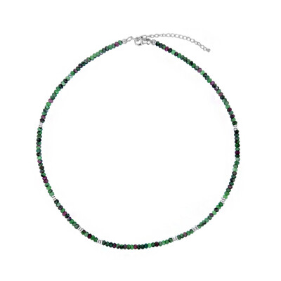 Collana in argento con Rubino Zoisite