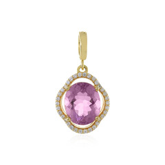 Ciondolo in argento con Fluorite Rosa del Messico