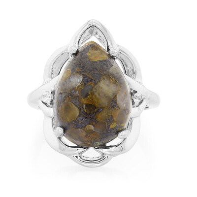 Anello in argento con Quarzo Dinosauro