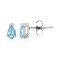 Orecchini in argento con Topazio Blu Cielo
