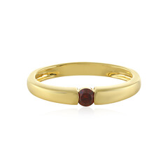 Anello in argento con Diamante Rosso I4