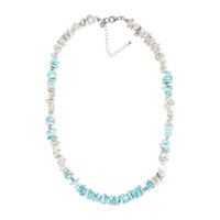Collana in argento con Larimar