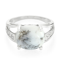Anello in argento con Agata Dendritica