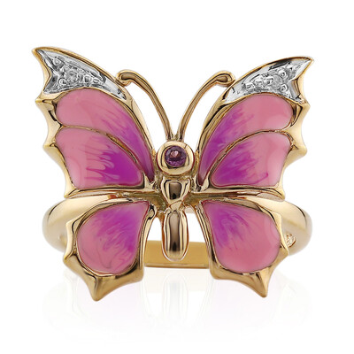 Anello in argento con Rodolite