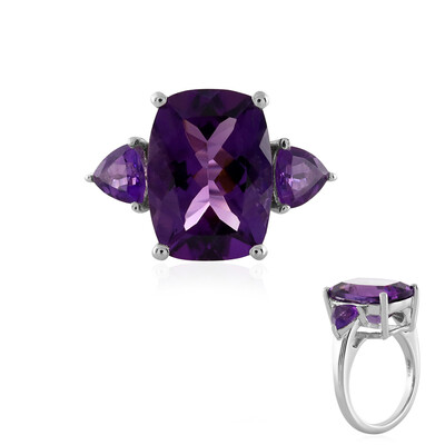 Anello in argento con Ametista del Marocco