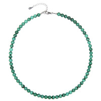 Collana in argento con Malachite