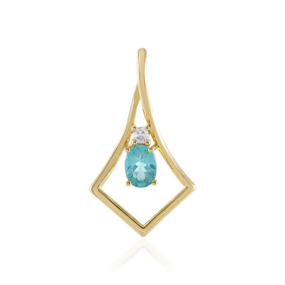 Ciondolo in argento con Apatite Blu