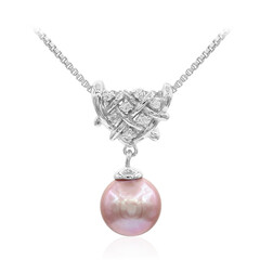 Collana in argento con Perla Ming (TPC)