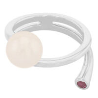 Anello in argento con Perla Akoya