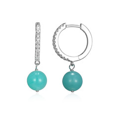 Orecchini in argento con Amazzonite