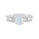 Anello in argento con Opale di Welo