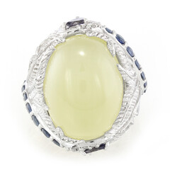 Anello in oro con Aragonite Capillitas