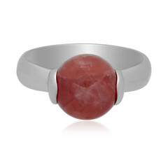 Anello in argento con Rodocrosite