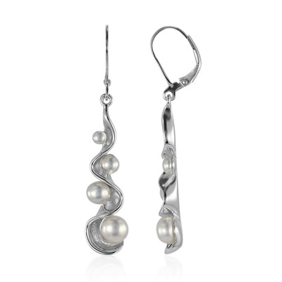 Orecchini in argento con Perla di Acqua Dolce (MONOSONO COLLECTION)