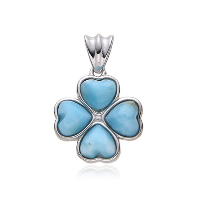 Ciondolo in argento con Larimar