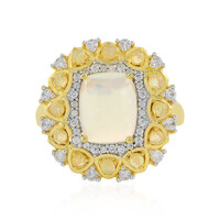 Anello in argento con Opale di Welo